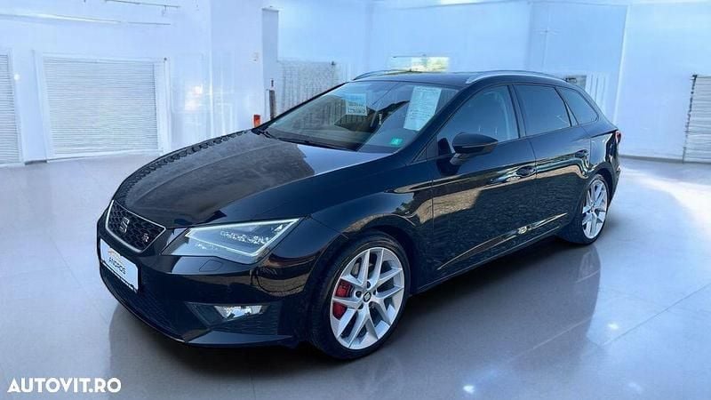 Negru Utilizat 2015 Seat Leon ST FR Break | 8.490 EUR (Preț OK) - Imagine 1/4
