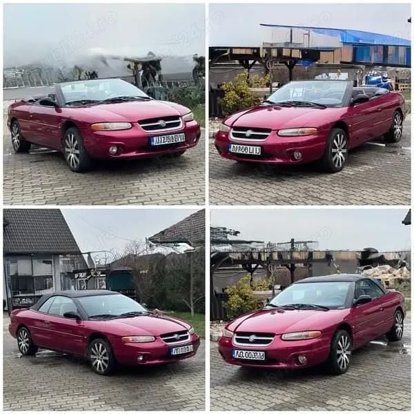 Second-hand Chrysler Stratus 131 CP (96 kW) 1997 Rosu