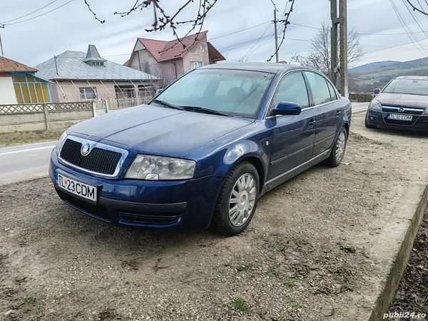Second-hand Skoda Superb 131 CP (96 kW) 2007 Albastru Berlinǎ