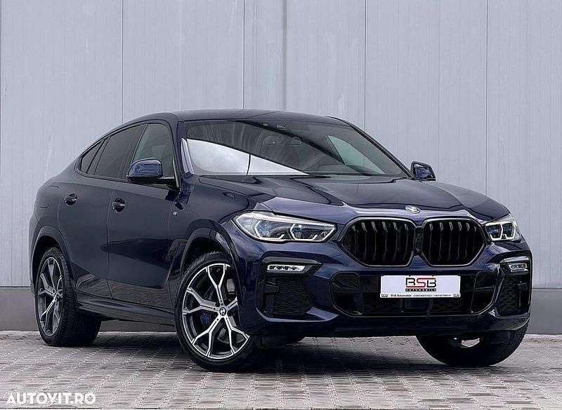 Albastru Utilizat 2020 BMW X6 SUV | 55.902 EUR (Preț OK) - Imagine 1/4