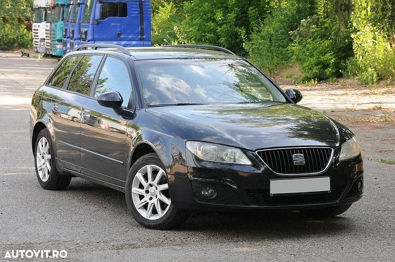 Negru Utilizat 2010 Seat Exeo Style Break | 3.500 EUR (Preț bun) - Imagine 1/4
