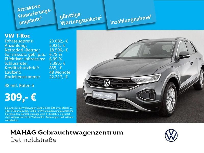 Utilizat 2023 VW T-Roc Life SUV | 25.971 EUR (Preț bun) - Imagine 1/1