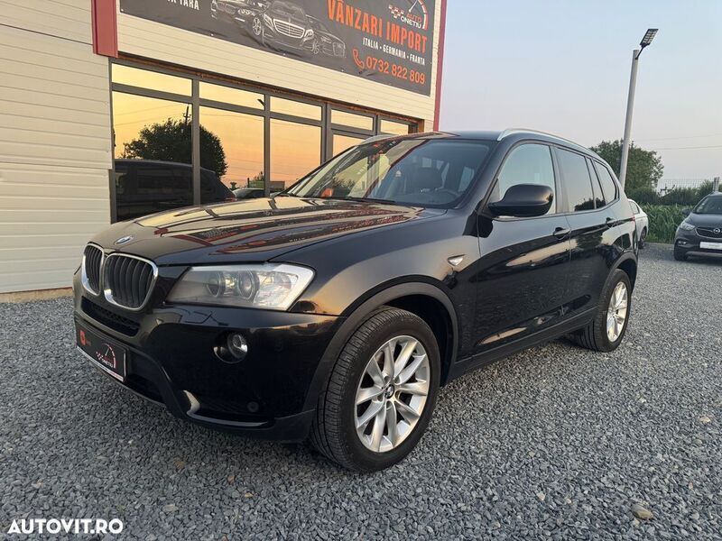 Negru Utilizat 2014 BMW X3 SUV | 12.990 EUR (Super Preț) - Imagine 1/4