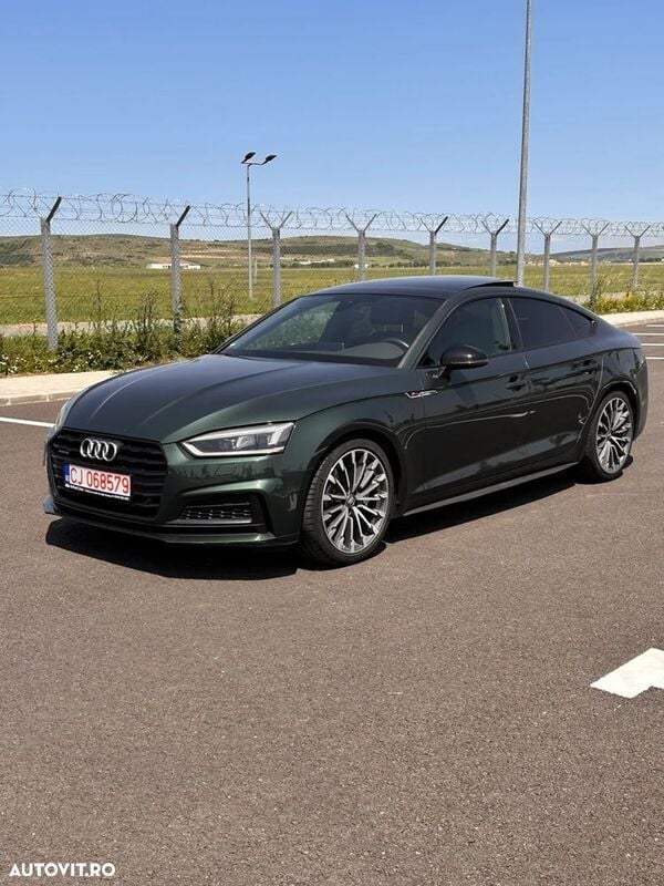 Verde Utilizat 2018 Audi A5 Sportback Design Berlinǎ | 24.400 EUR (Preț OK) - Imagine 1/4