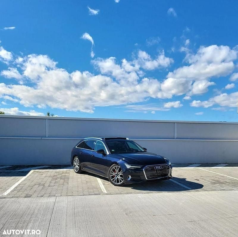 Culoarealbastru Utilizat 2019 Audi A6 Advanced Break | 30.999 EUR (Puțin scump) - Imagine 1/4