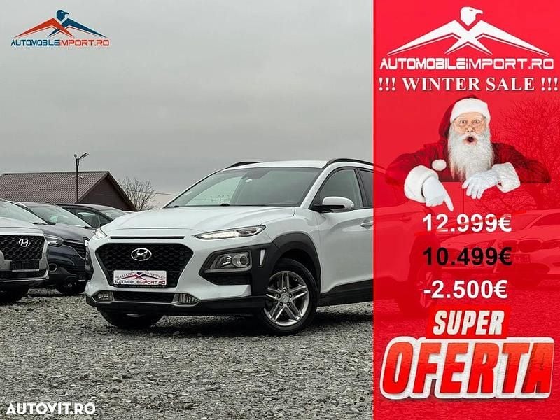 Culoarealb Utilizat 2019 Hyundai Kona Select SUV | 10.499 EUR (Preț OK) - Imagine 1/4