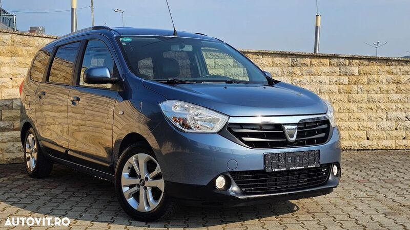 Albastru Utilizat 2014 Dacia Lodgy Prestige Monovolum | 4.190 EUR (Preț OK) - Imagine 1/4