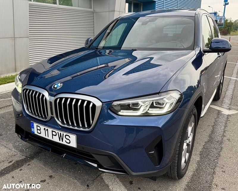 Culoarealbastru Utilizat 2022 BMW X3 Comfort Edition SUV | 34.500 EUR (Super Preț) - Imagine 1/4