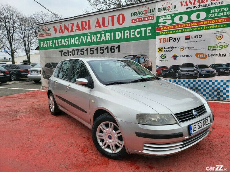 Argintiu Utilizat 2002 Fiat Stilo Hatchback | 1.499 EUR - Imagine 1/4