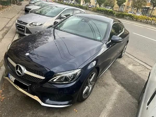 Second-hand Mercedes C180 AMG 157 CP (115 kW) 2016 Albastru Coupe