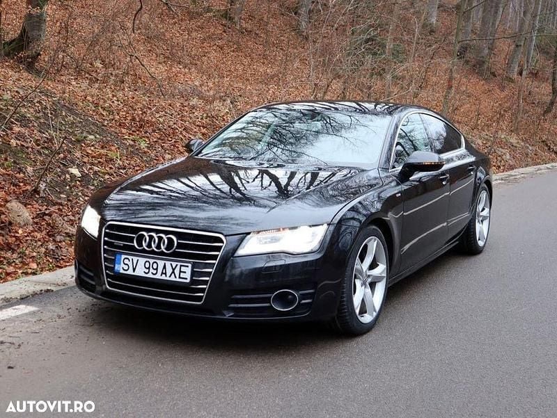 Negru Utilizat 2011 Audi A7 Hatchback | 17.000 EUR (Scump) - Imagine 1/4