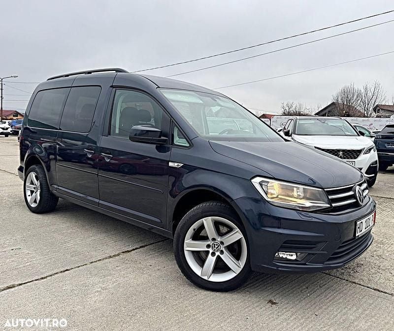 Culoarealbastru Utilizat 2017 VW Caddy Comfortline Monovolum | 12.490 EUR (Preț OK) - Imagine 1/4