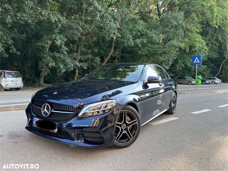 Albastru Utilizat 2019 Mercedes C180 AMG line Berlinǎ | 27.500 EUR (Preț OK) - Imagine 1/4