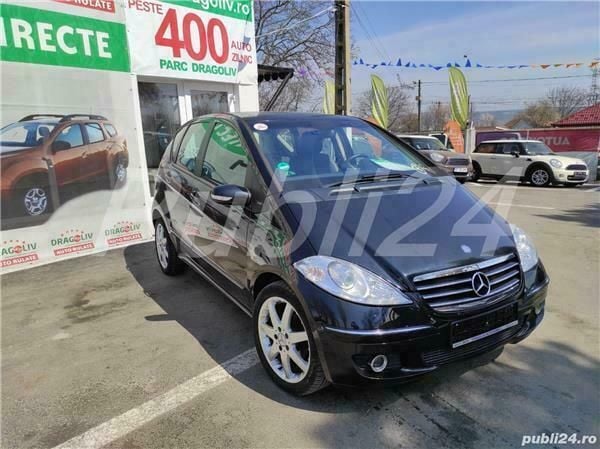 Second-hand Mercedes A200 136 CP (100 kW) 2005 Negru Hatchback