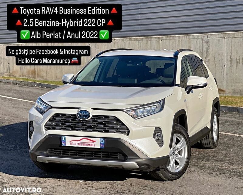 Alb Utilizat 2022 Toyota RAV4 Hybrid Business Edition SUV | 25.990 EUR (Super Preț) - Imagine 1/4