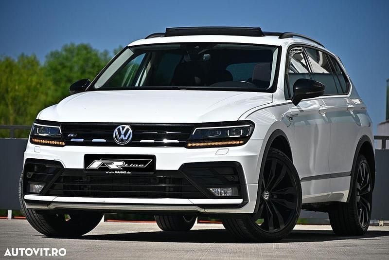 Alb Utilizat 2021 VW Tiguan Allspace R-line SUV | 27.999 EUR (Preț OK) - Imagine 1/4