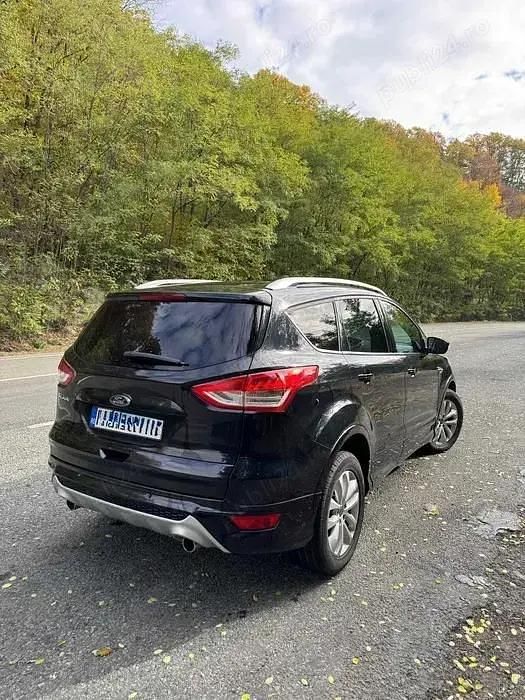 Negru Utilizat 2014 Ford Kuga Titanium SUV | 9.700 EUR (Scump) - Imagine 1/4