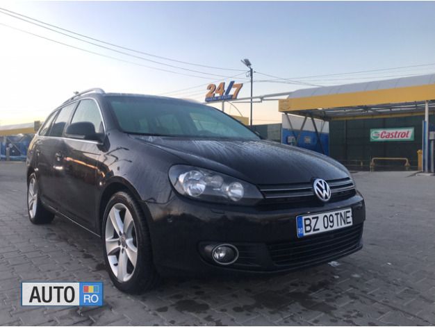 Negru Utilizat 2012 VW Golf VII Break | 5.600 EUR (Preț OK) - Imagine 1/4