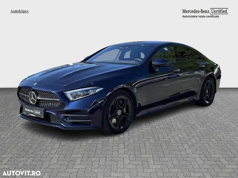 Culoarealbastru Utilizat 2019 Mercedes CLS450 AMG line Coupe | 49.500 EUR (Preț OK) - Imagine 1/4