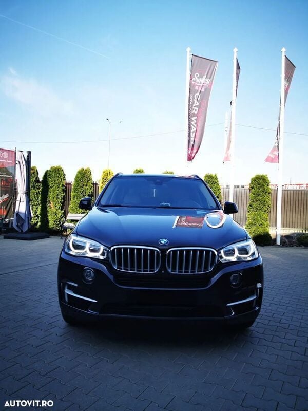 Negru Utilizat 2015 BMW X5 SUV | 19.500 EUR (Preț OK) - Imagine 1/4