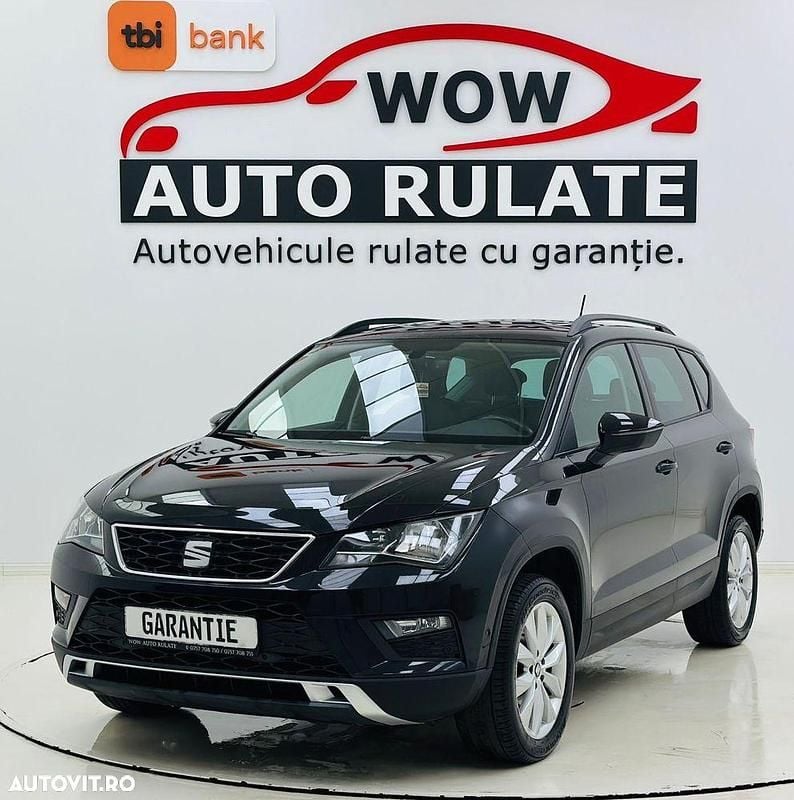Culoarenegru Utilizat 2017 Seat Ateca Ecomotive SUV | 13.490 EUR (Preț bun) - Imagine 1/4