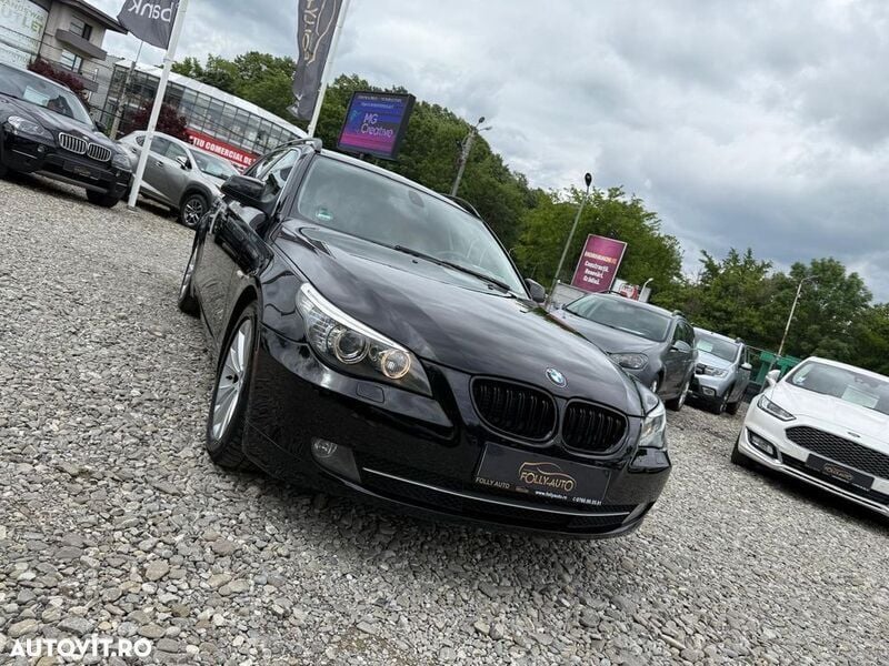 Negru Utilizat 2010 BMW 520 Exclusive Break | 6.799 EUR (Preț OK) - Imagine 1/4