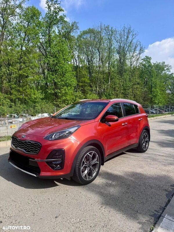 Portocaliu Utilizat 2019 Kia Sportage GT-Line SUV | 20.250 EUR (Preț OK) - Imagine 1/4
