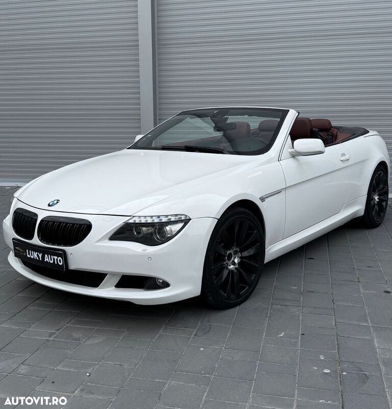 Alb Utilizat 2008 BMW 635 Cabriolet Cabrio | 10.490 EUR - Imagine 1/4