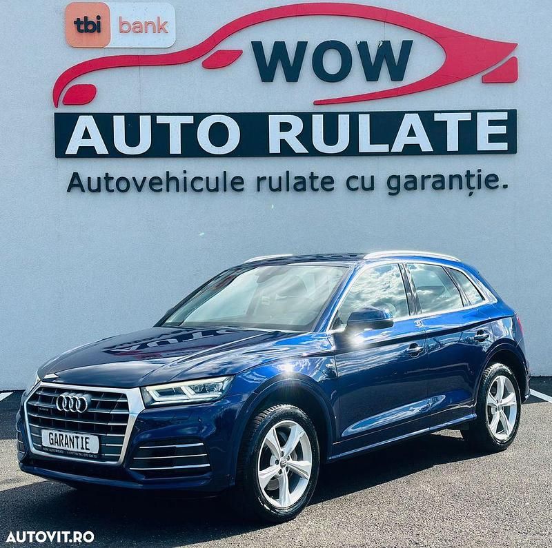Culoarealbastru Utilizat 2019 Audi Q5 Sport SUV | 21.990 EUR (Preț bun) - Imagine 1/4