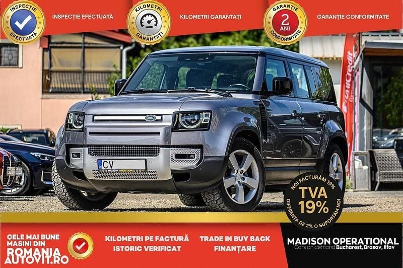 Culoaregri Utilizat 2021 Land Rover Defender SUV | 52.950 EUR (Preț OK) - Imagine 1/4