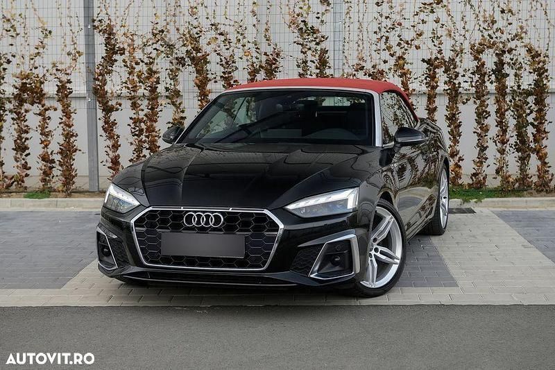 Negru Utilizat 2020 Audi A5 Cabriolet S-Line Cabrio | 30.950 EUR (Preț OK) - Imagine 1/4