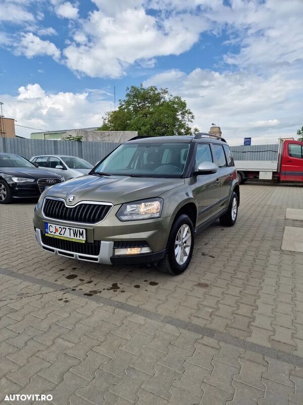 Verde Utilizat 2017 Skoda Yeti Ambition SUV | 10.900 EUR - Imagine 1/4
