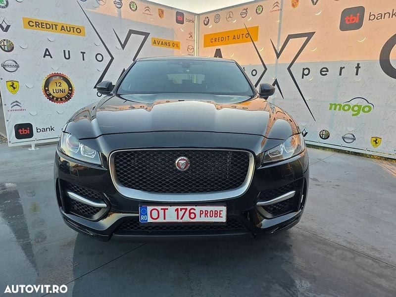 Culoarenegru Utilizat 2019 Jaguar F-Pace R-Sport SUV | 14.699 EUR (Preț OK) - Imagine 1/4