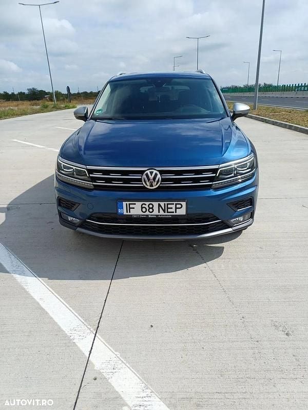 Culoarealbastru Utilizat 2018 VW Tiguan Allspace Comfortline SUV | 20.000 EUR (Super Preț) - Imagine 1/4