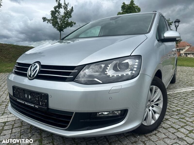 Argint Utilizat 2016 VW Sharan Comfortline Monovolum | 14.799 EUR - Imagine 1/4