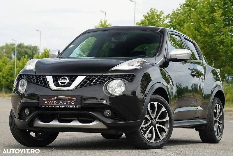 Negru Utilizat 2014 Nissan Juke Tekna SUV | 6.999 EUR (Preț OK) - Imagine 1/4