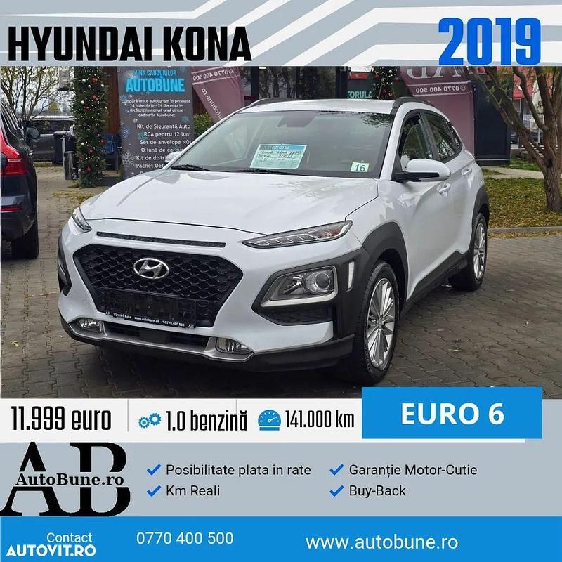 Culoarealb Utilizat 2019 Hyundai Kona Advantage SUV | 11.999 EUR (Puțin scump) - Imagine 1/4