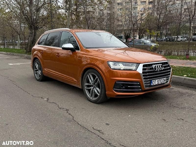 Second-hand Audi SQ7 S-line plus 435 CP (319 kW) 2017 Culoareportocaliu SUV