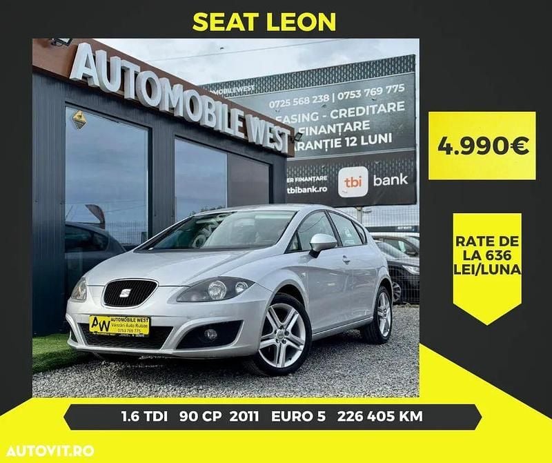 Culoaregri Second-hand 2011 Seat Leon Reference Hatchback | 4.990 EUR - Imagine 1/4