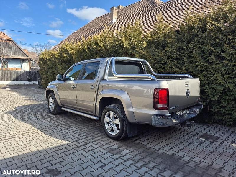 Second-hand VW Amarok Highline 258 CP (189 kW) 2018 Culoareargint Pickup