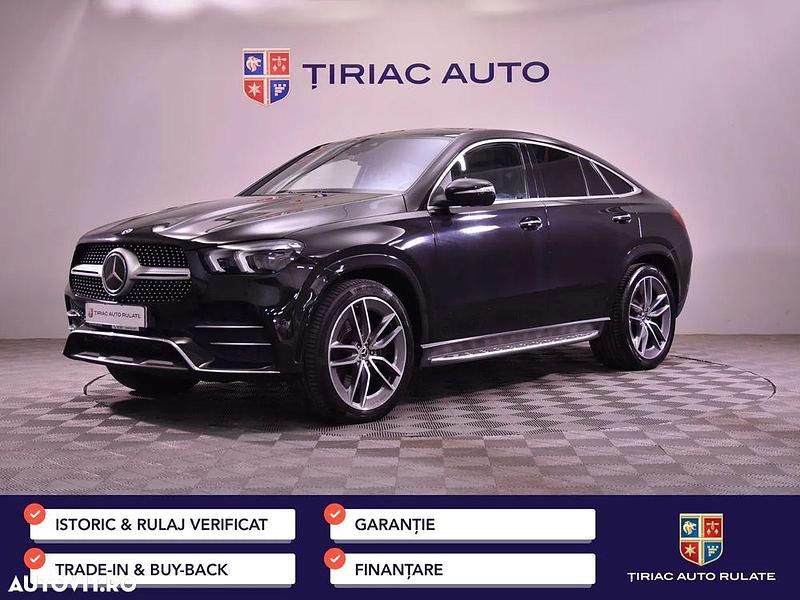 Culoarenegru Utilizat 2021 Mercedes GLE400 AMG line Coupe | 72.901 EUR (Preț OK) - Imagine 1/4