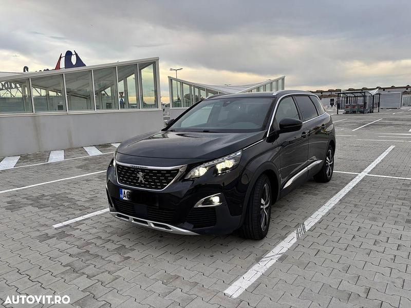 Negru Utilizat 2017 Peugeot 5008 Monovolum | 14.999 EUR (Scump) - Imagine 1/4