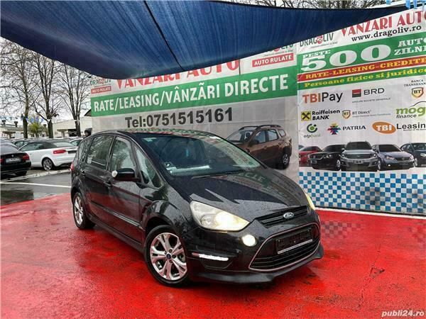 Negru Utilizat 2010 Ford S-MAX S Monovolum | 6.999 EUR - Imagine 1/4