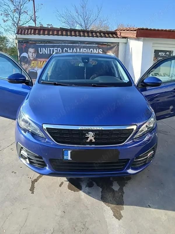 Second-hand Peugeot 308 110 CP (80 kW) 2018 Albastru Break