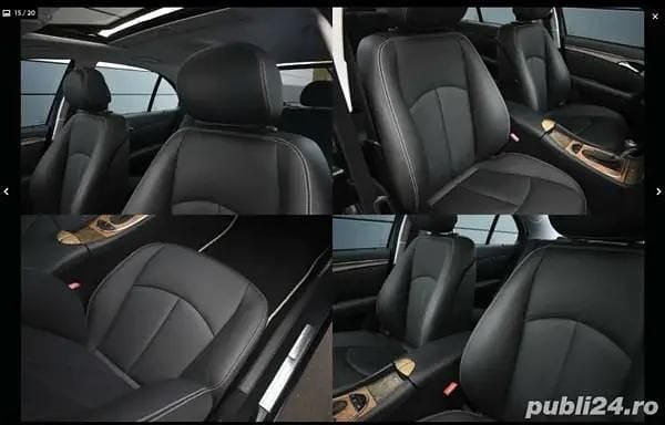 Negru Utilizat 2008 Mercedes E350 Berlinǎ | 7.500 EUR - Imagine 1/4