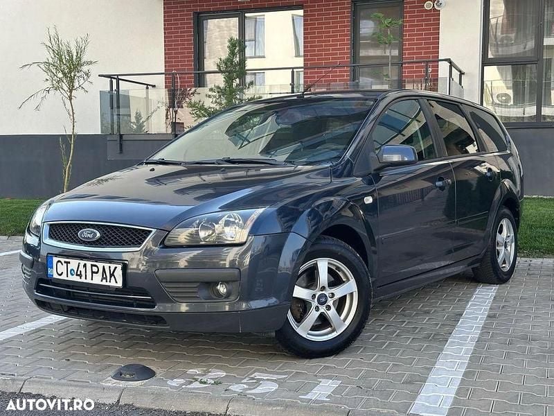 Culoarealbastru Utilizat 2007 Ford Focus Break | 1.650 EUR (Preț bun) - Imagine 1/4