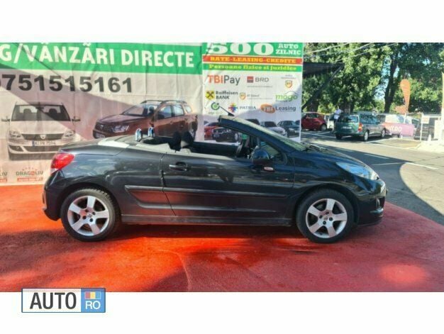 Second-hand Peugeot 207 90 CP (66 kW) 2010 Negru Cabrio
