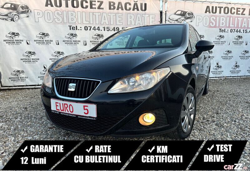 Negru Utilizat 2011 Seat Ibiza Berlinǎ | 5.950 EUR (Puțin scump) - Imagine 1/4