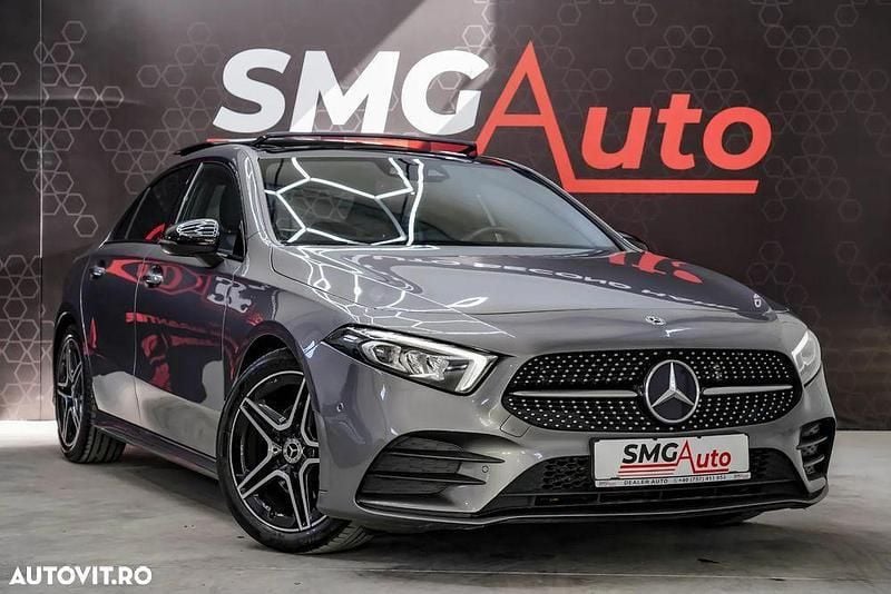 Gri Utilizat 2020 Mercedes A200 AMG line Berlinǎ | 25.499 EUR (Preț bun) - Imagine 1/4