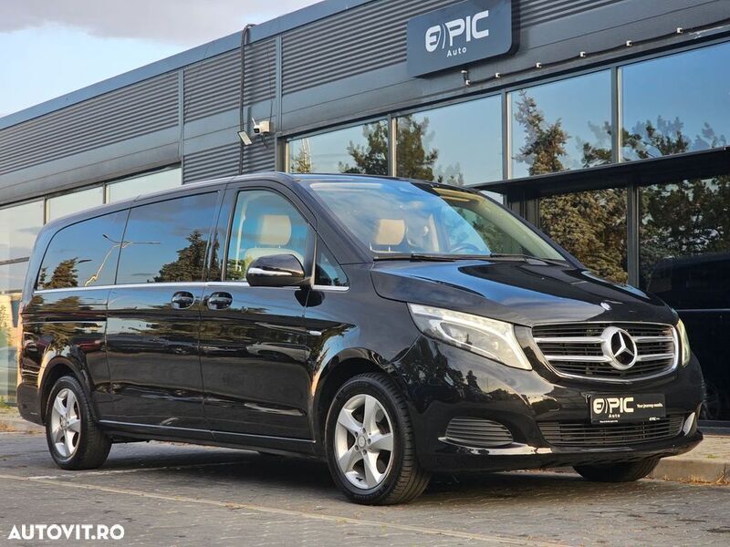 Negru Utilizat 2016 Mercedes V250 Avantgarde Monovolum | 30.753 EUR (Preț OK) - Imagine 1/4